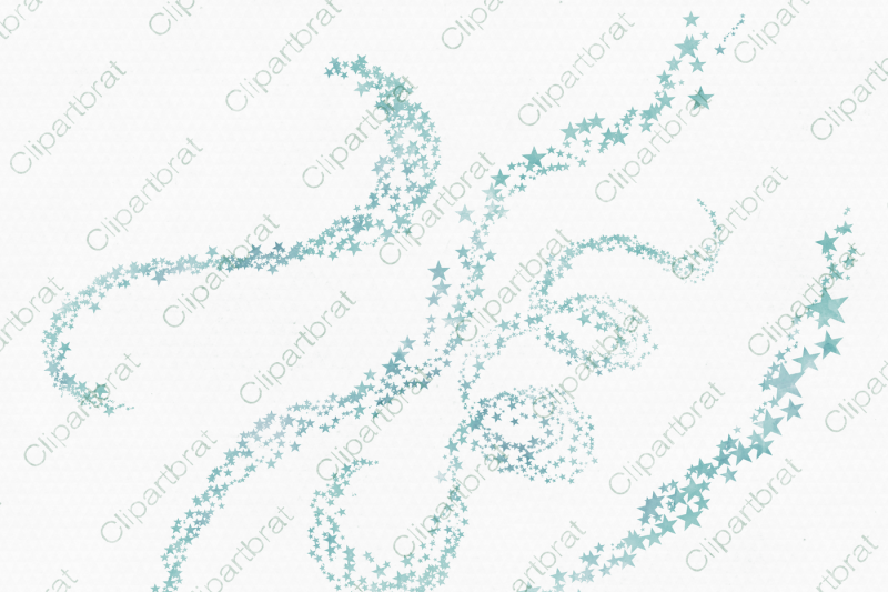 swirling-watercolor-stars-in-aqua-blue-borders-and-frames-sky-clipart