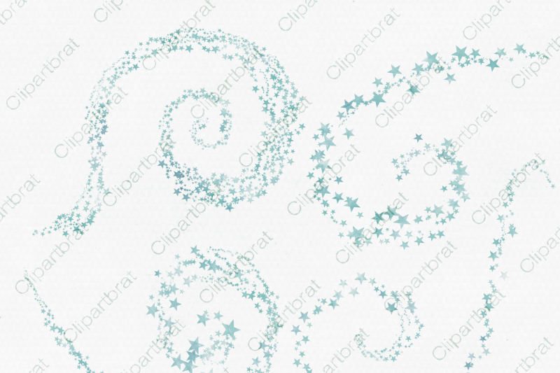 swirling-watercolor-stars-in-aqua-blue-borders-and-frames-sky-clipart