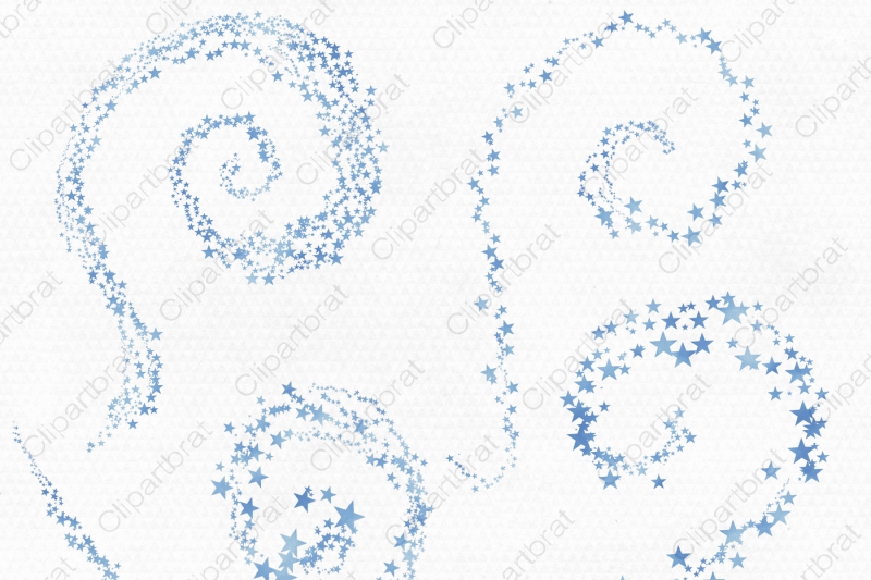 light-blue-watercolor-swirling-star-trails-celestial-sky-clipart-graphics