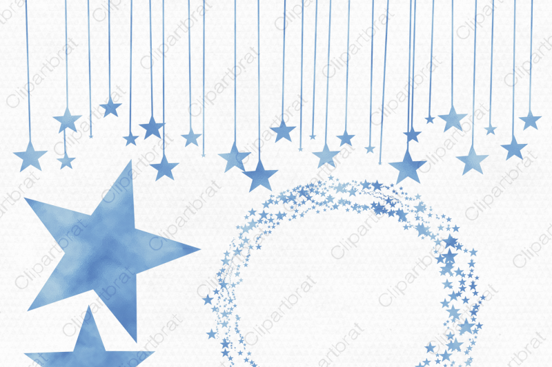 light-blue-watercolor-swirling-star-trails-celestial-sky-clipart-graphics