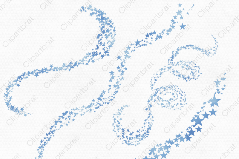 light-blue-watercolor-swirling-star-trails-celestial-sky-clipart-graphics