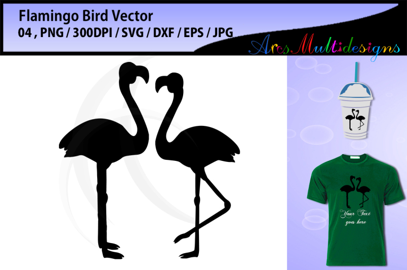 flamingo-bird-svg-cut-file-flamingo-clipart-flamingo-silhouette-flamingo-outline-flamingo-svg-vector-illustration