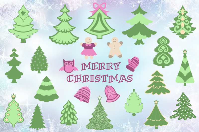 merry-christmas-vector-set