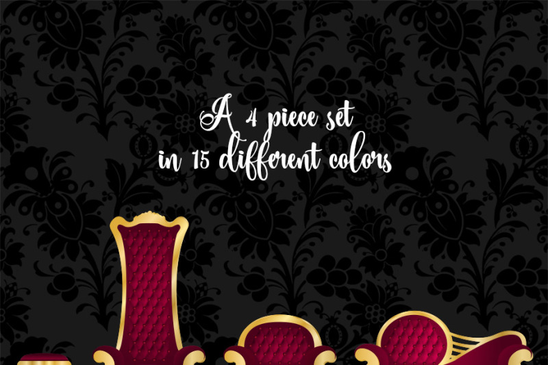 luxury-chairs-clipart-vectors