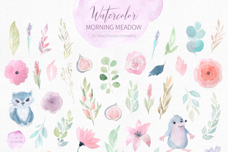 watercolor-morning-meadow-floral-set