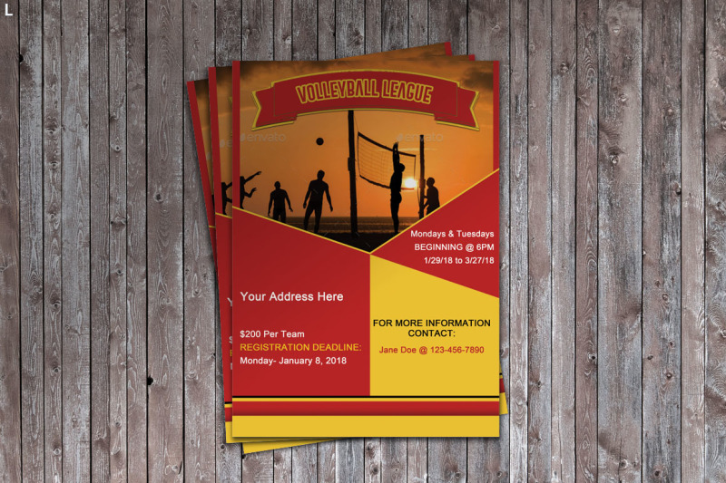 volleyball-league-flyer-template