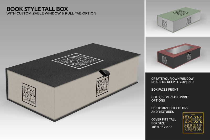 Download Rectangular Box Mock Up Creator By Inc Design Studio Thehungryjpeg Com