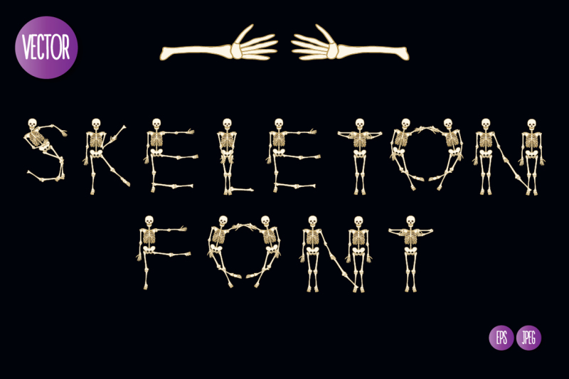 skeleton-font