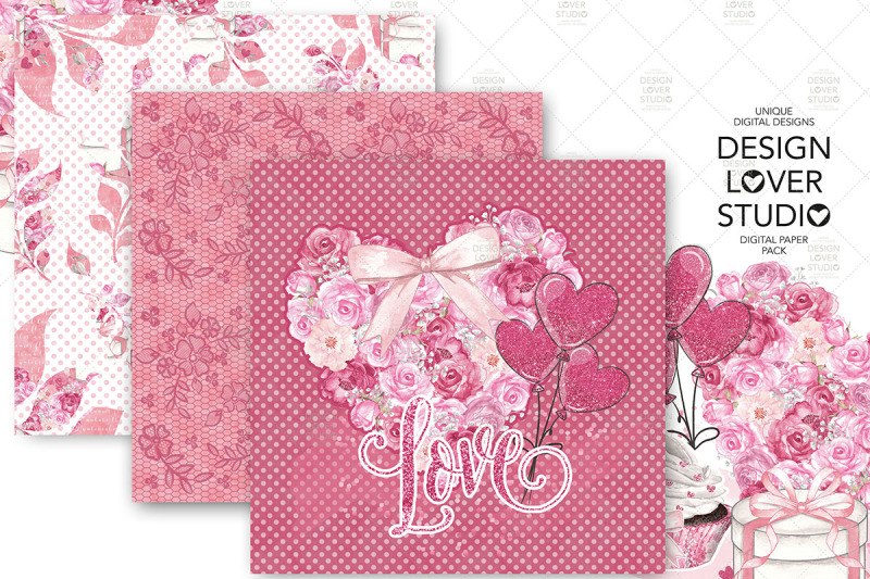 roses-heart-valentine-digital-paper-pack