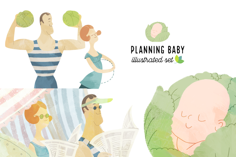 planning-baby-illustrated-set