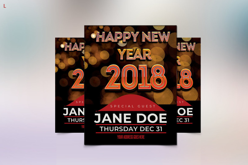 new-year-flyer-template