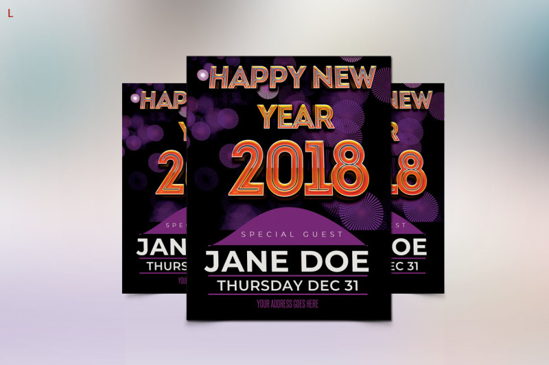 new-year-flyer-template