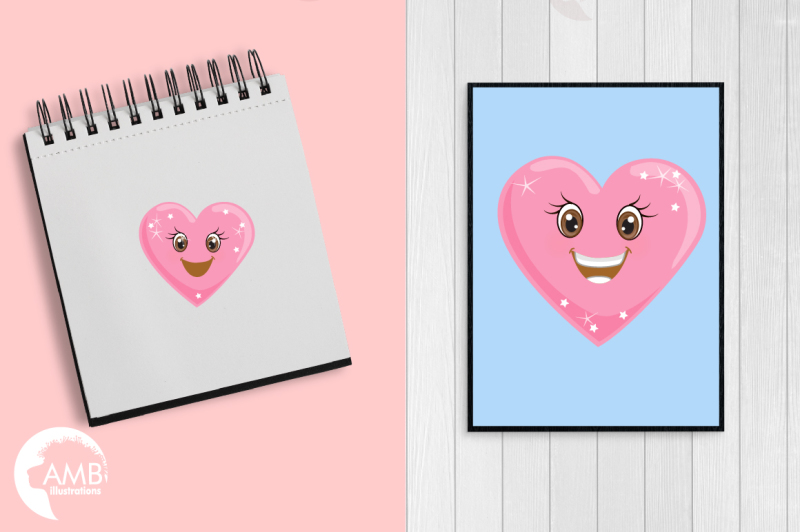 valentine-faces-clipart-heart-emojis-clipart-graphics-illustrations-amb-1172