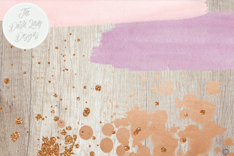 watercolor-smears-and-ink-splatter-clipart-in-blush-lilac-and-rose-gold