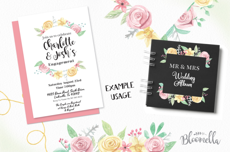 watercolor-7-frames-pink-rose-bliss-flower-floral-spring-summer-wedding-clipart-borders
