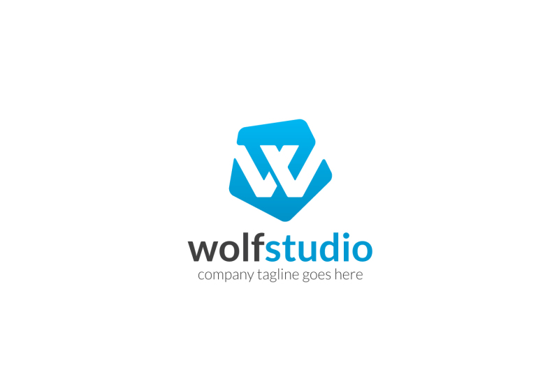 wolf-studio-w-letter-logo