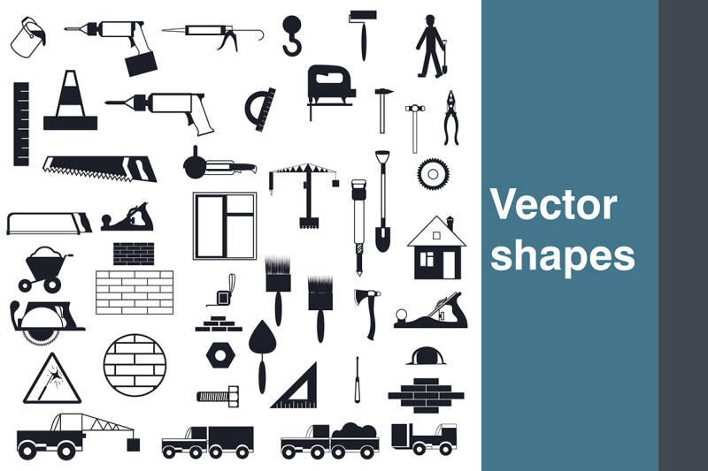 building-tools-icons-set
