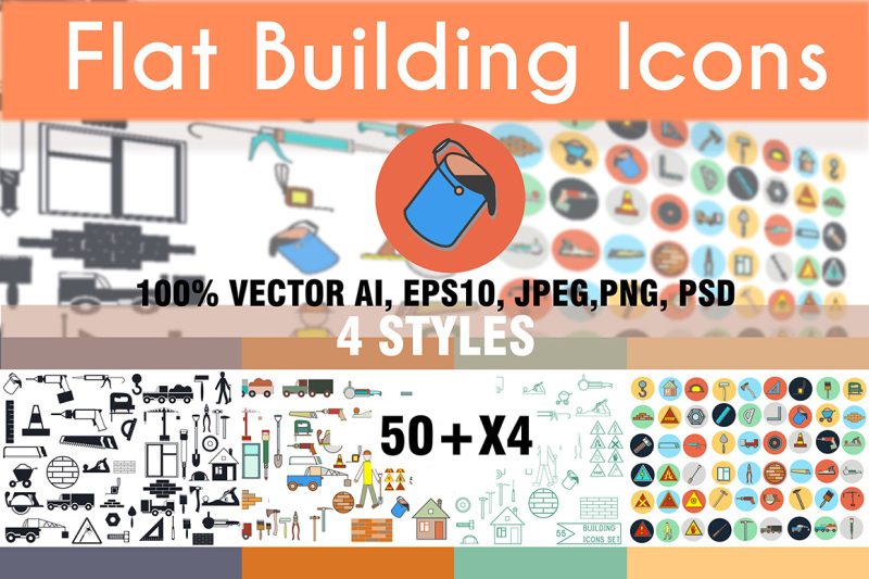 building-tools-icons-set