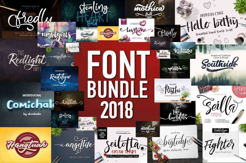 font-bundle-2018