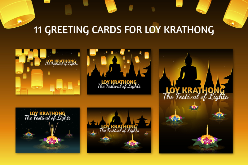 set-of-11-loy-krathong-cards