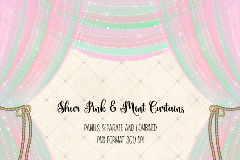 sheer-pink-and-mint-curtain-overlays