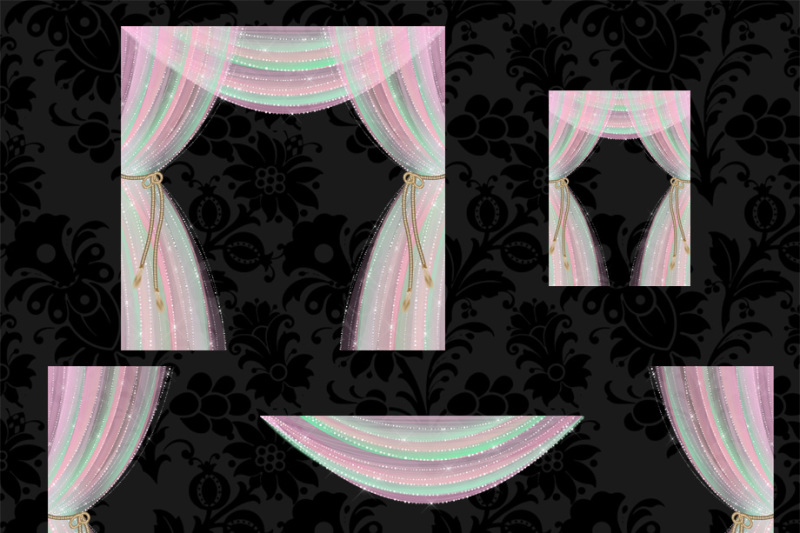 sheer-pink-and-mint-curtain-overlays