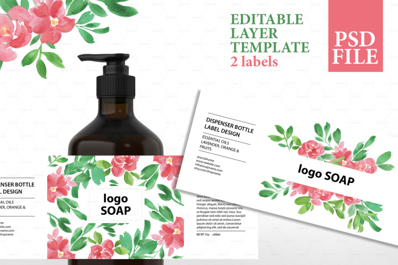 soap-label-design-cosmetic-label-template-product-packaging-template-botanical-label-design-watercolor-packaging-design-soap-packaging