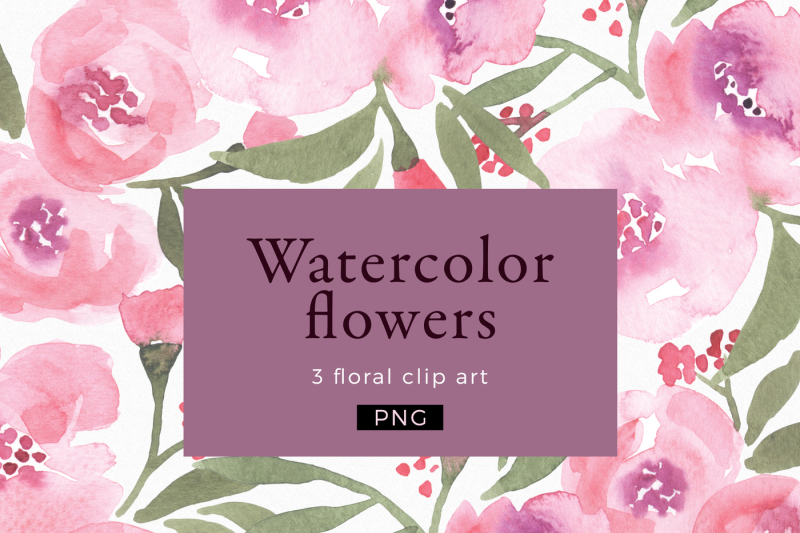 watercolor-flowers-clipart-wedding-clipart-logo-branding-floral-border-clipart-digital-paper-greenery-wreath-clipart-floral-wreath-png