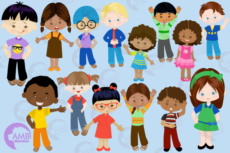 multi-cultural-kids-2-clipart-graphics-illustrations-amb-2317