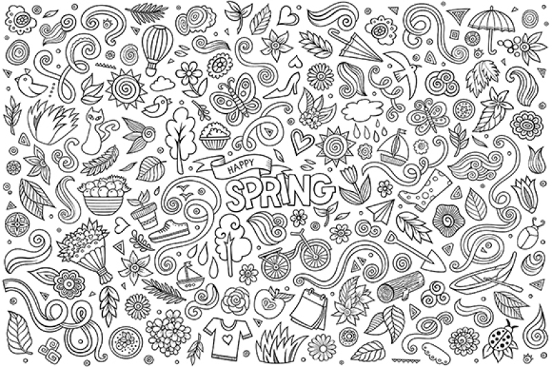 set-of-spring-objects-and-elements