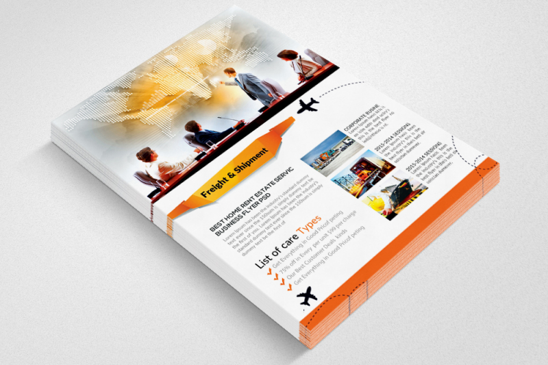 logistic-services-flyer-template