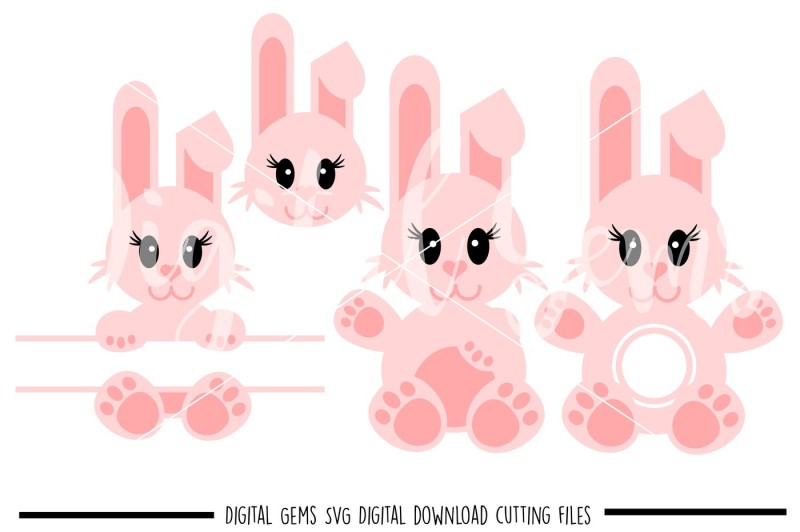 rabbit-svg-dxf-eps-png-files