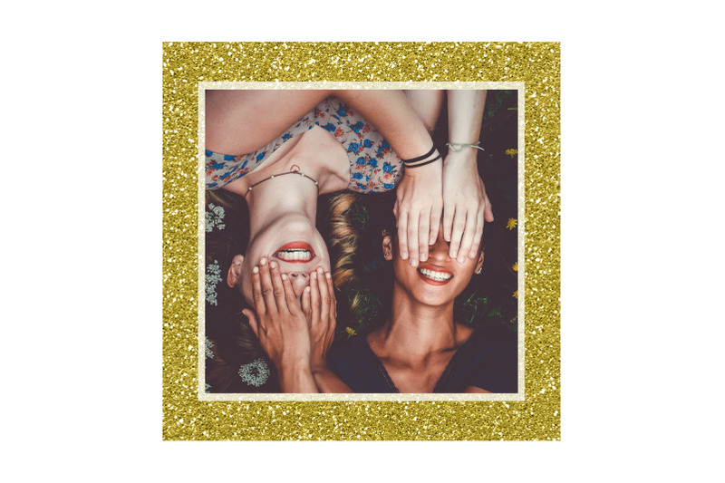 rainbow-glitter-film-frame-set