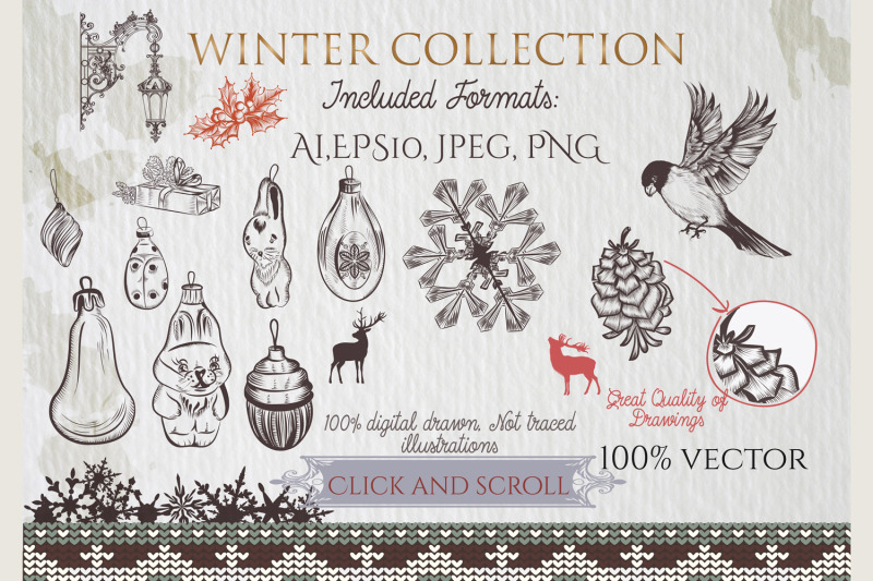 winter-christmas-vector-illustration-collection