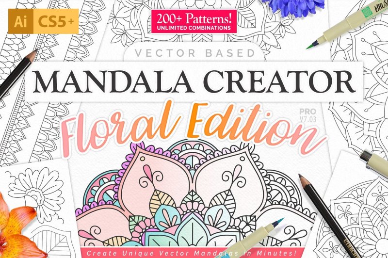 coloringbook-mandala-creator-floral-edition
