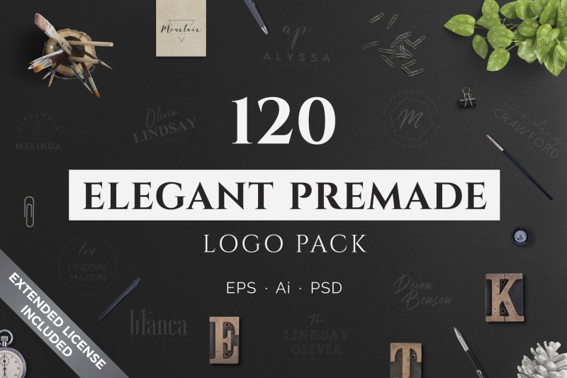 120-elegant-premade-logo-pack