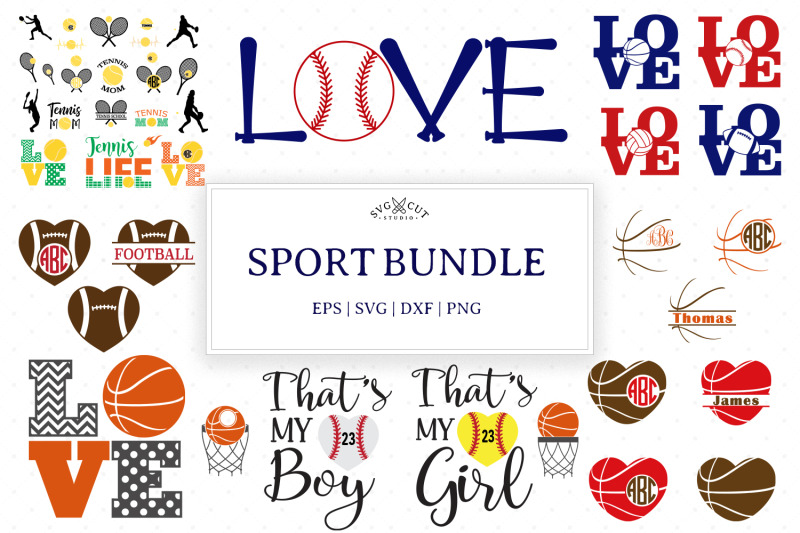 Download Sport SVG Bundle By SVG Cut Studio | TheHungryJPEG.com