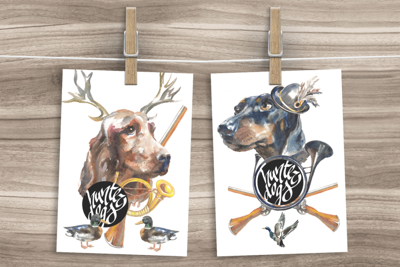 hunter-dogs-watercolor-set