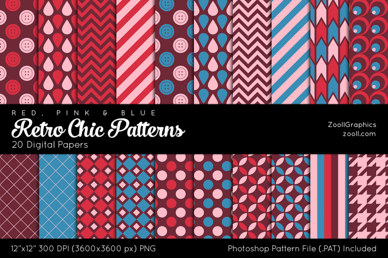 retro-chic-patterns-digital-papers