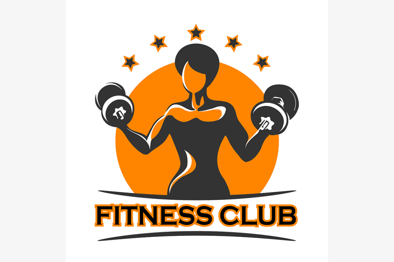 fitness-emblem-with-athletic-girl