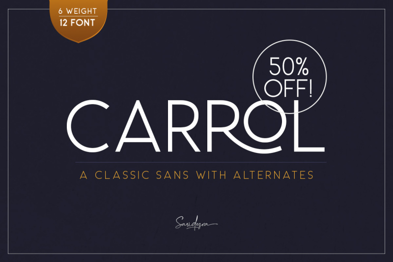 carrol-sans-12-fonts-50-percent-off
