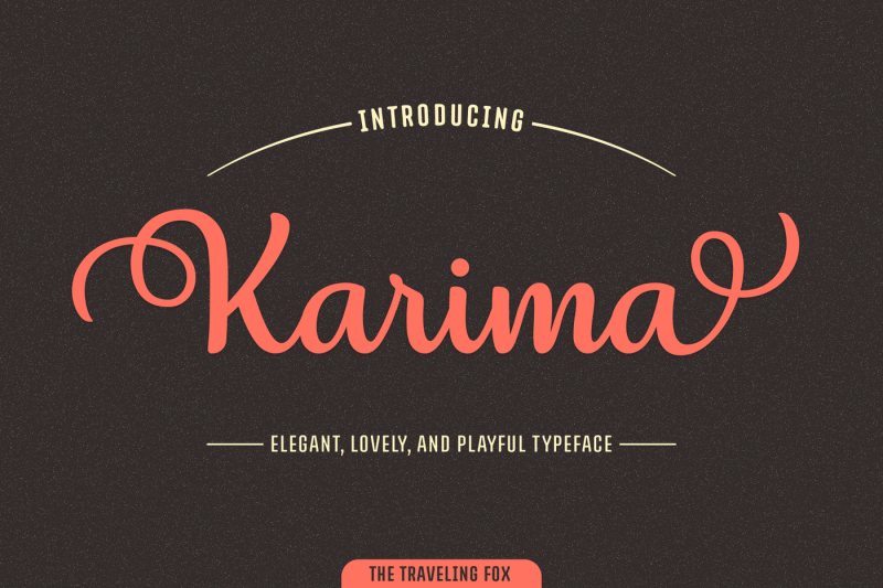 karima-an-elegant-script