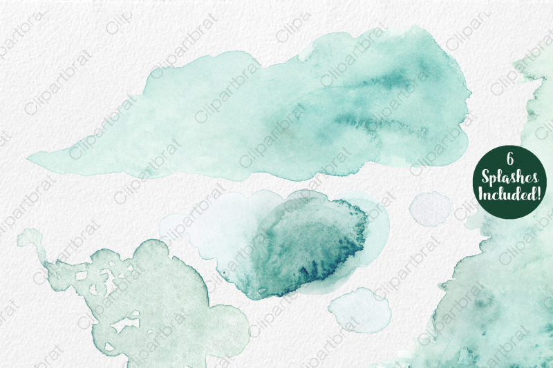 teal-and-purple-watercolor-floral-set