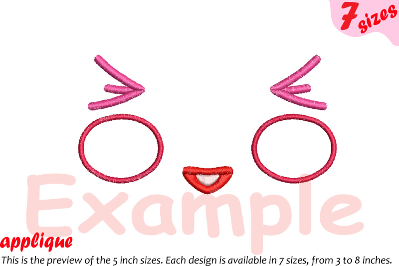 kawaii-faces-applique-designs-for-embroidery-machine-instant-download