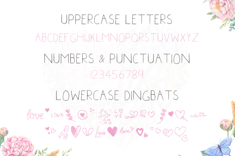 little-hearts-cute-fonts-thin-fonts-happy-fonts