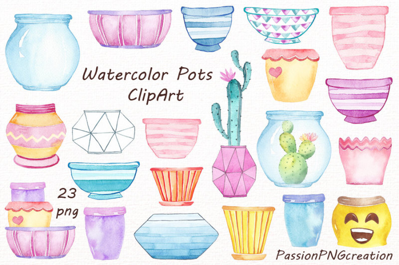 watercolor-flower-pots-clipart