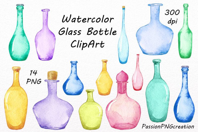 watercolor-glass-bottles-clipart