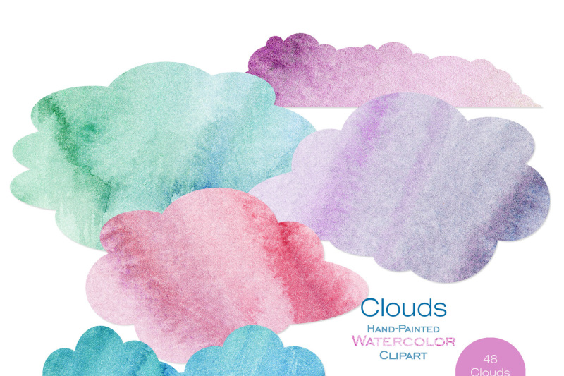 bright-watercolor-rainbow-cloud-shapes