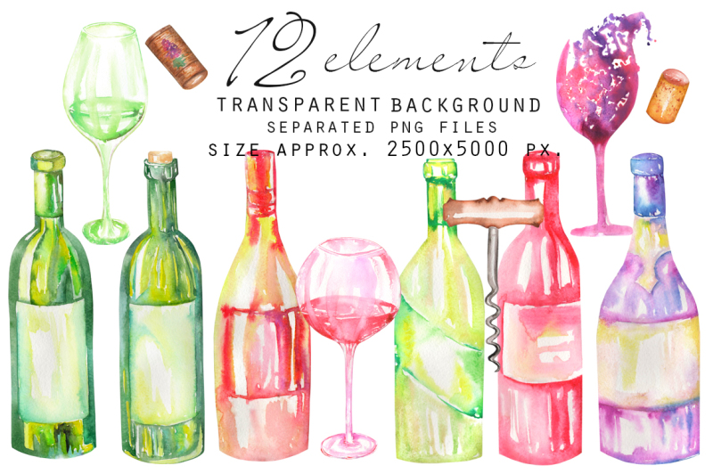 wine-watercolor-clip-art