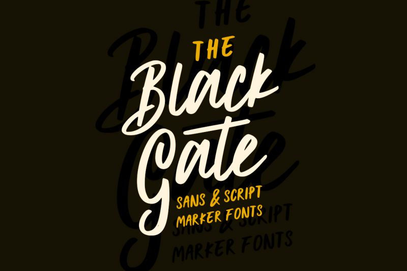 black-gate-font